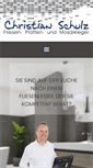 Mobile Screenshot of cs-fliesenleger.de